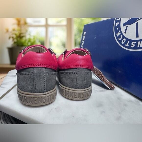 BIRKENSTOCK Kids Astee Leather Supportive ColorBlock Sneaker Shoes Regular Fit - Picture 8 of 15